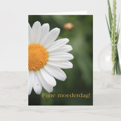 Dutch  Happy Mothers Day Card
