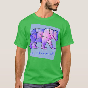 Dutch Harbor AK Galaxy Bear Abstract Geometrical A T-Shirt