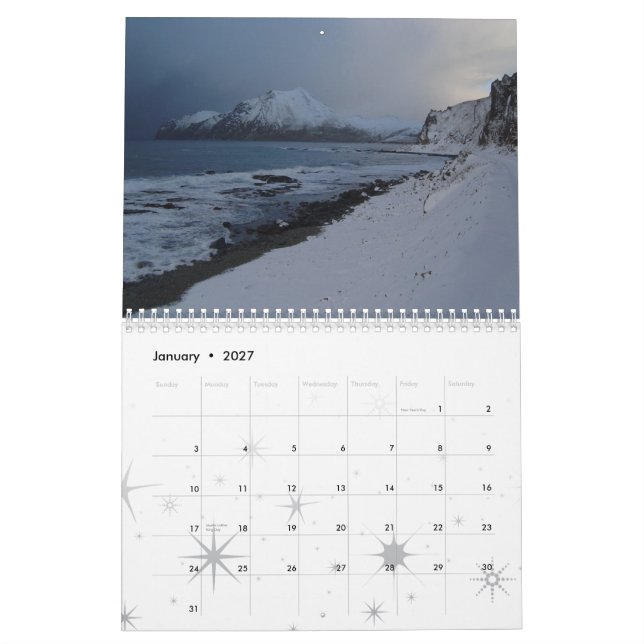 Dutch Harbor, Alaska 2012 Calendar (Jan 2027)