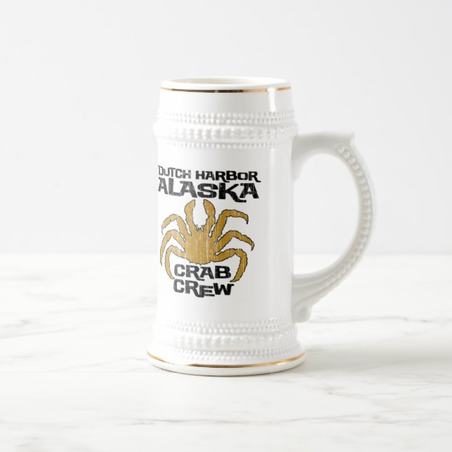 DUTCH HARBOR ALASKA CRAB CREW BEER STEIN (Right)