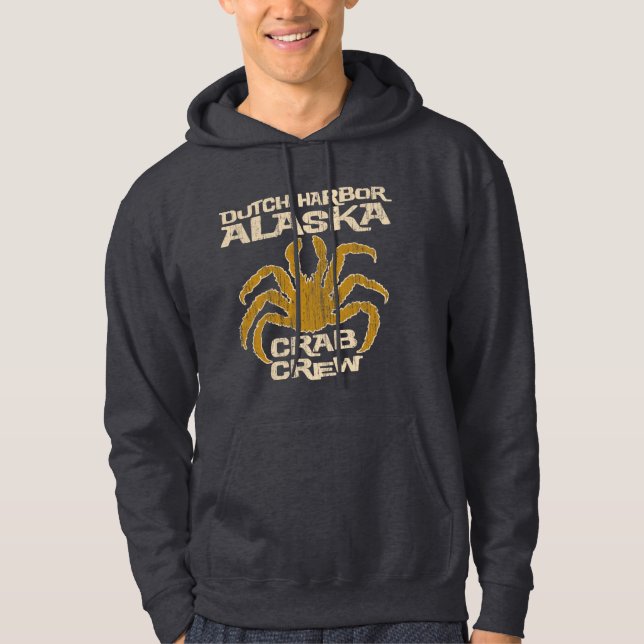 DUTCH HARBOR ALASKA CRAB CREW HOODIE (Front)