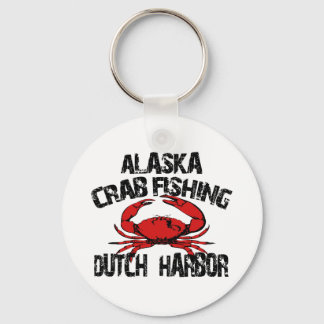 Dutch Harbor Alaska Crab Fishing Keychain