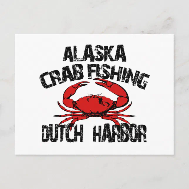 Dutch Harbor Alaska Crab Fishing Postcard Zazzle