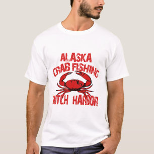Dutch Harbor Alaska Red Crab Fishing T-Shirt
