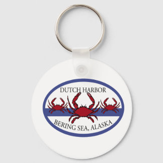 Dutch Harbor Bering Sea Crab Fishing Keychain