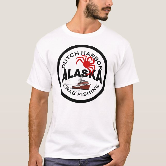 Dutch Harbor  Crab Fishing T-Shirt (Front)