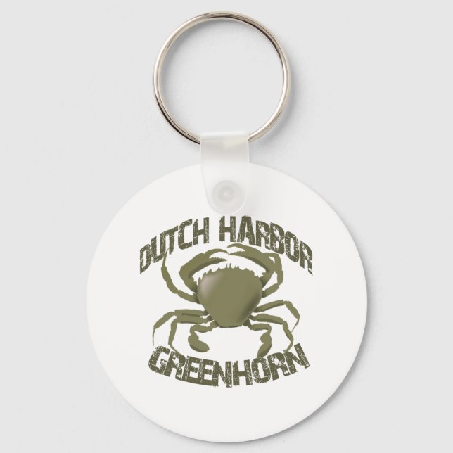 Dutch Harbor Greenhorn Keychain (Front)