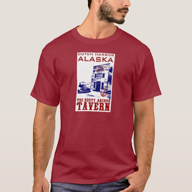 Dutch Harbor Rusty Anchor Tavern T-Shirt (Front)