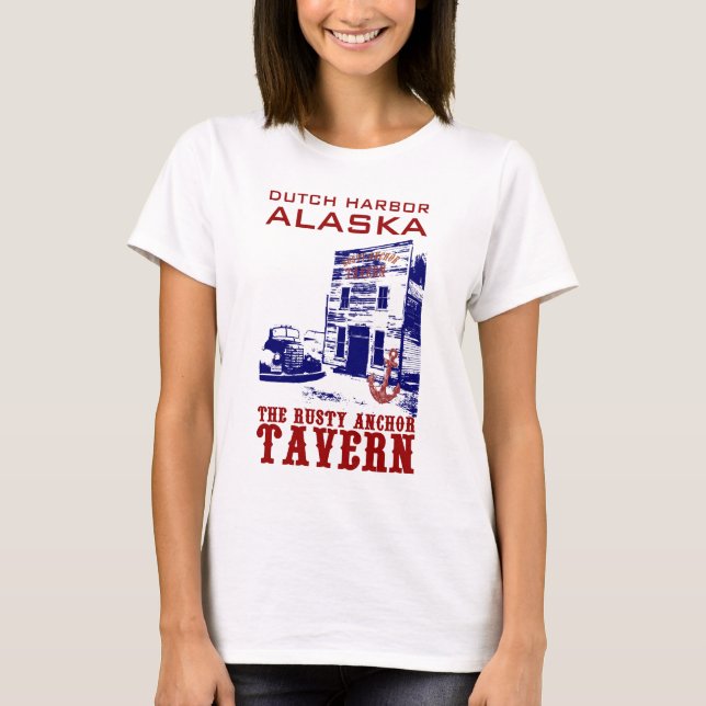Dutch Harbor Rusty Anchor Tavern T-Shirt (Front)