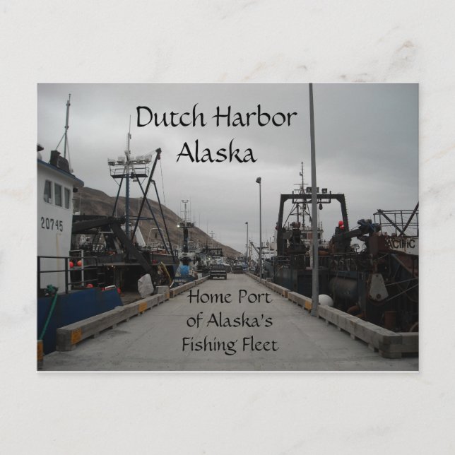 Dutch Harbor Spit Dock Postcard (Front)