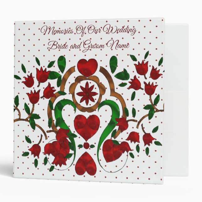 Dutch Heart 3 Ring Binder (Front/Inside)