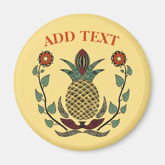 Dutch Hex Welcome Pineapple Magnet
