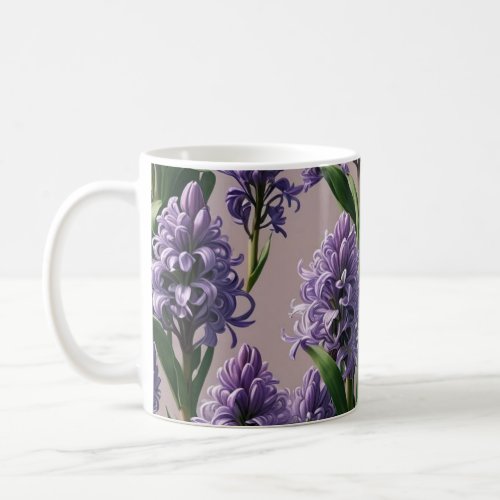 Dutch Hyacinth purple flowers Coffee Mug