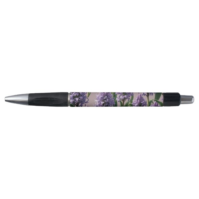 Dutch Hyacinth purple flowers Pen (Front)