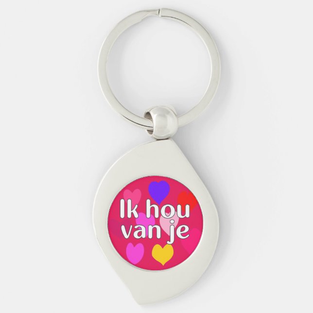 Dutch - I love you Keychain (Front)