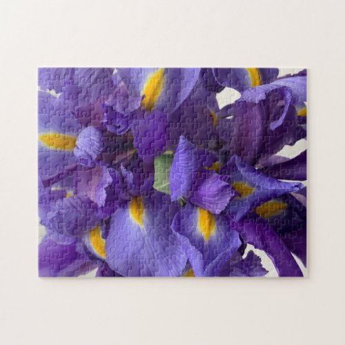 Dutch iris bouquet jigsaw puzzle