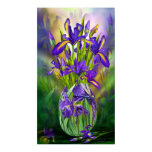 Dutch Iris In Iris Vase Fine Art Poster/Print Poster