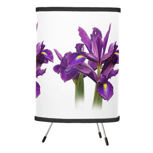 Dutch Iris Purple Sensation Tripod Lamp (Right)