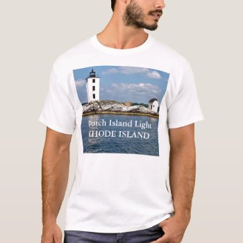 Dutch Island Light  Rhode Island T-shirt by LighthouseGuy at Zazzle