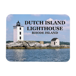 Dutch Island Lighthouse, Rhode Island Photo Magnet