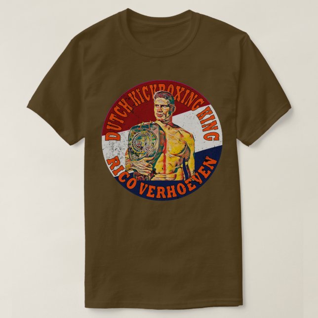 Dutch Kickboxing King Rico Verhoeven T-Shirt (Design Front)
