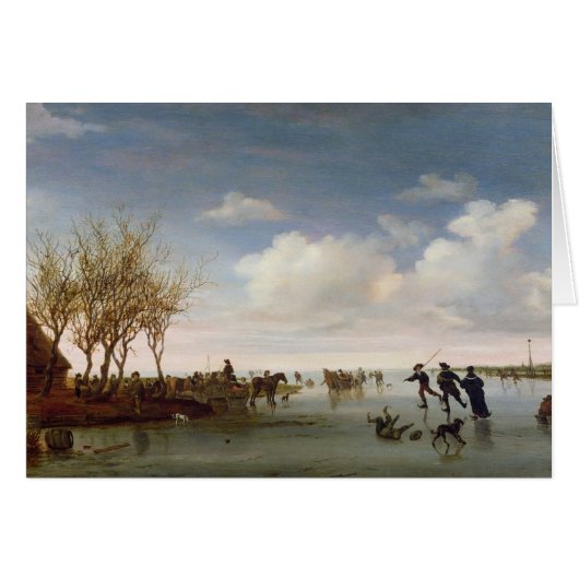 Dutch landscape with Skaters Cards (Front Horizontal)
