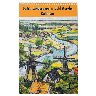 Dutch Landscapes in Bold Acrylic – Calendar