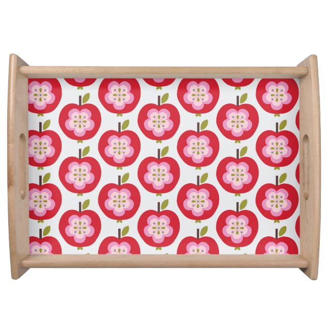 Dutch Love Apple Red Tray (Front)