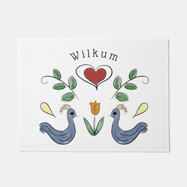 Dutch Love Welcome Mat (Front)