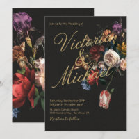 Dutch Master Floral Dark & Moody Wedding