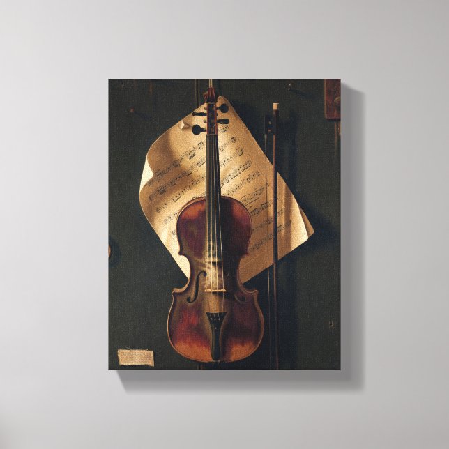 Dutch Master Music Stretched Canvas Print (Front)