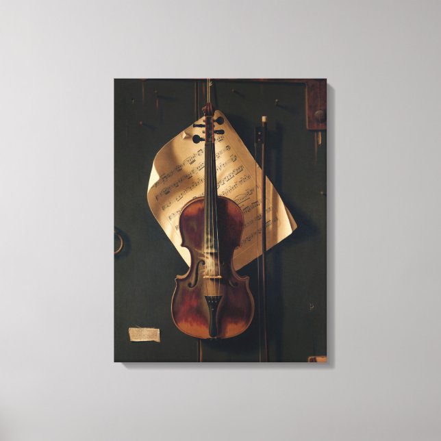 Dutch Master Music Stretched Canvas Print (Front)