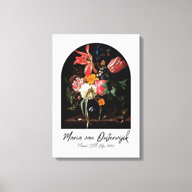Dutch Masters: A Floral Still Life Canvas Print (Front)