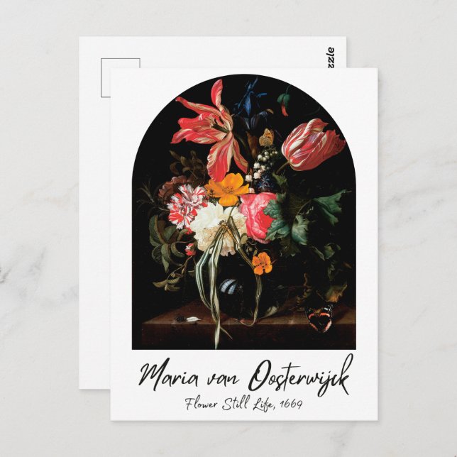 Dutch Masters: A Floral Still Life Postcard (Front/Back)