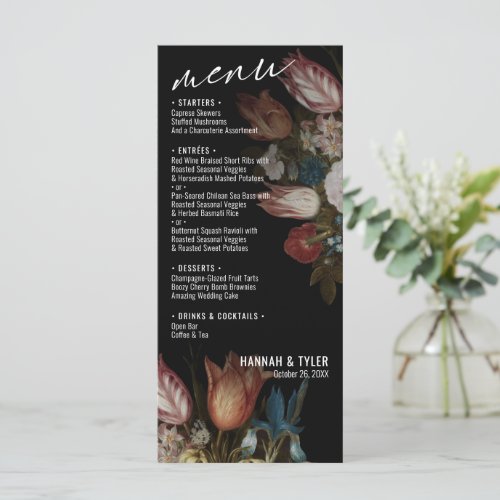 Dutch Masters Tulips and Mixed Floral Bouquets Menu