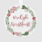 Dutch Merry Christmas Wreath, Vrolijk Kerstfeest