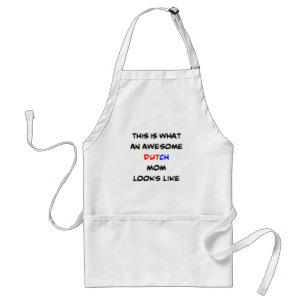 dutch mom, awesome adult apron