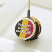 Dutch Nationale feestdag van België Belgian Flag Cake Pops (Front Insitu)