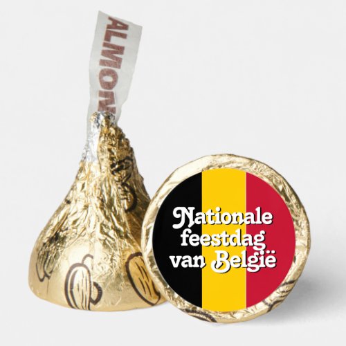 Dutch Nationale feestdag van Belgi Belgian Flag Hersheys Kisses