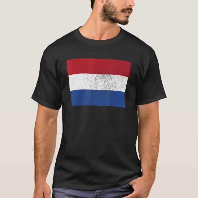 Dutch Netherlands Flag Pride Dutch Flag T-Shirt (Front)