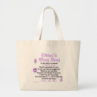 Dutch Oma Single Verse Large Tote Bag
