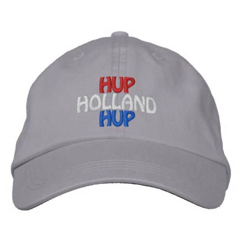 Dutch Orange Soccer Team Chant Hup Holland Hup Embroidered Baseball Hat