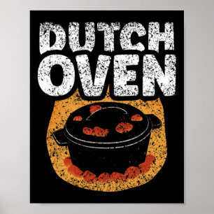 Dutch Oven Lover Bbq Metal Iron Dutch Oven  Poster