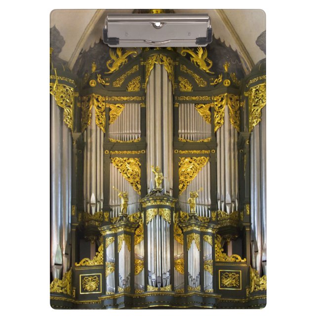 Dutch pipe organ clipboard (Front)