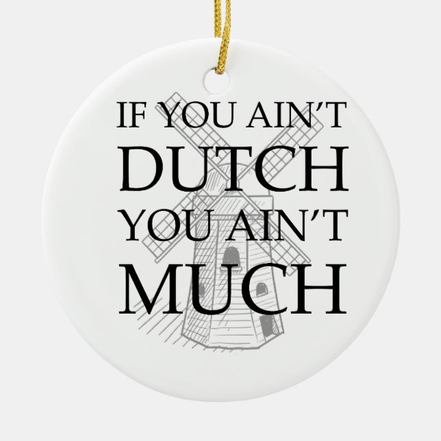 Dutch Pride Gear Ceramic Ornament (Front)