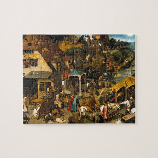 File:Pieter Bruegel the Elder Netherlandish Proverbs 1559 Gemäldegalerie Berlin