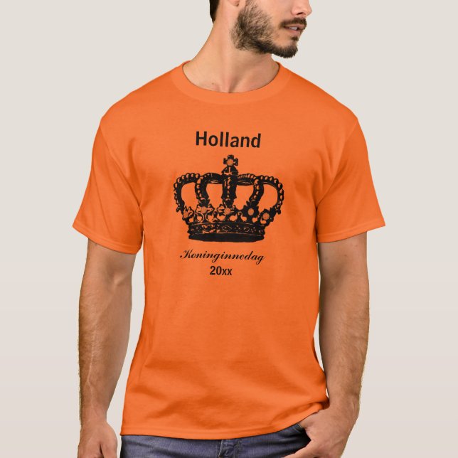Dutch Queen's day (Koninginnedag) T-Shirt (Front)