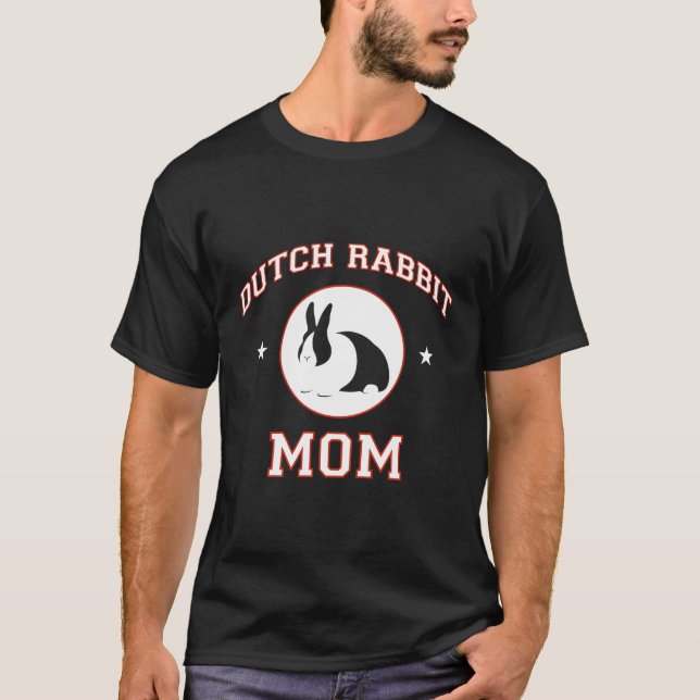 Dutch Rabbit Mom T-Shirt (Front)