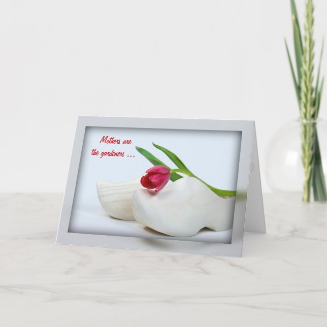 Dutch Red Tulip Card (Front)