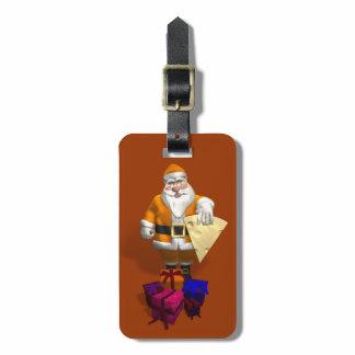 Dutch Santa Claus With Cheese Luggage Tag